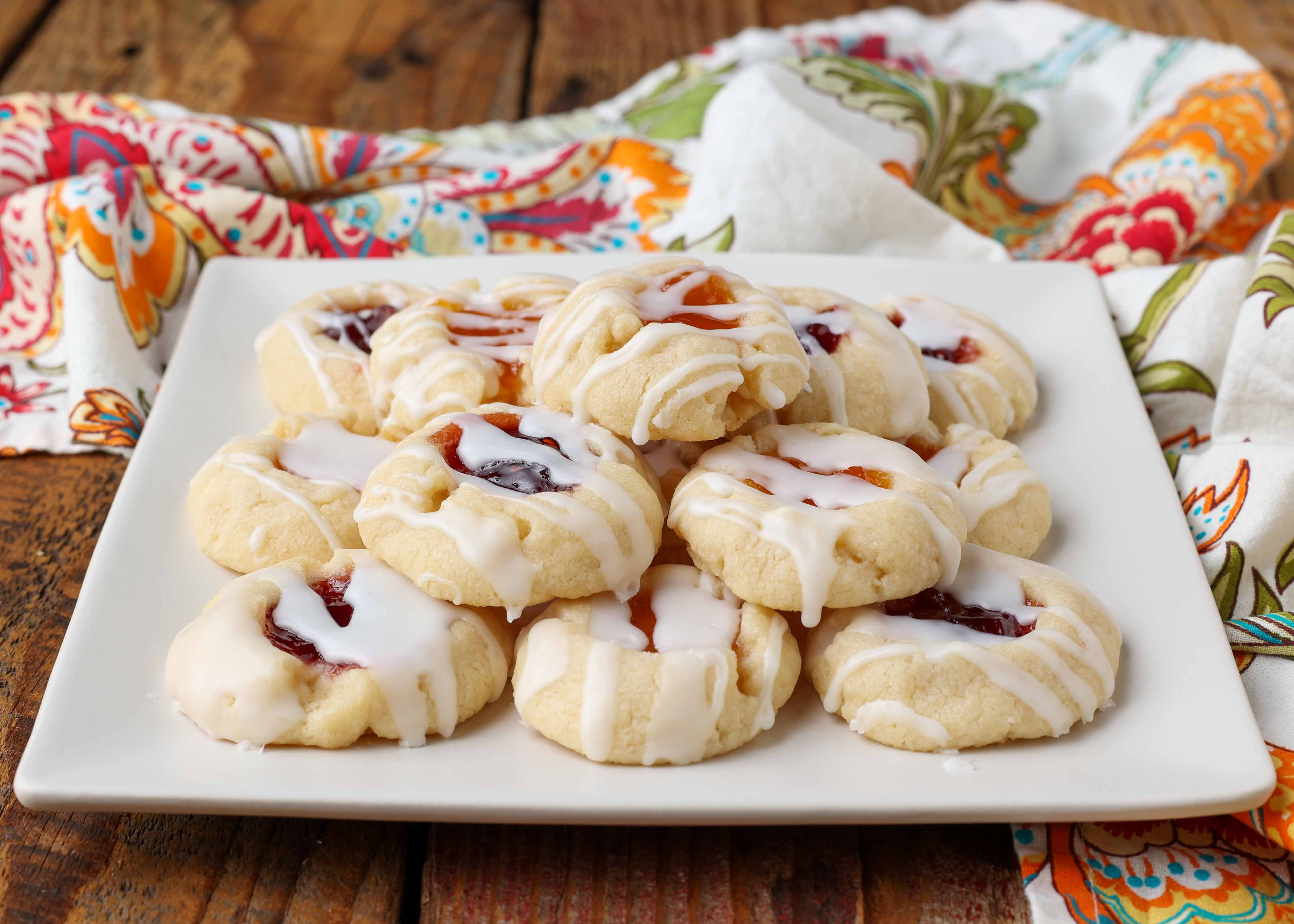 Bake Perfect Almond Shortbread Thumbprints: Jam & Glaze Recipe